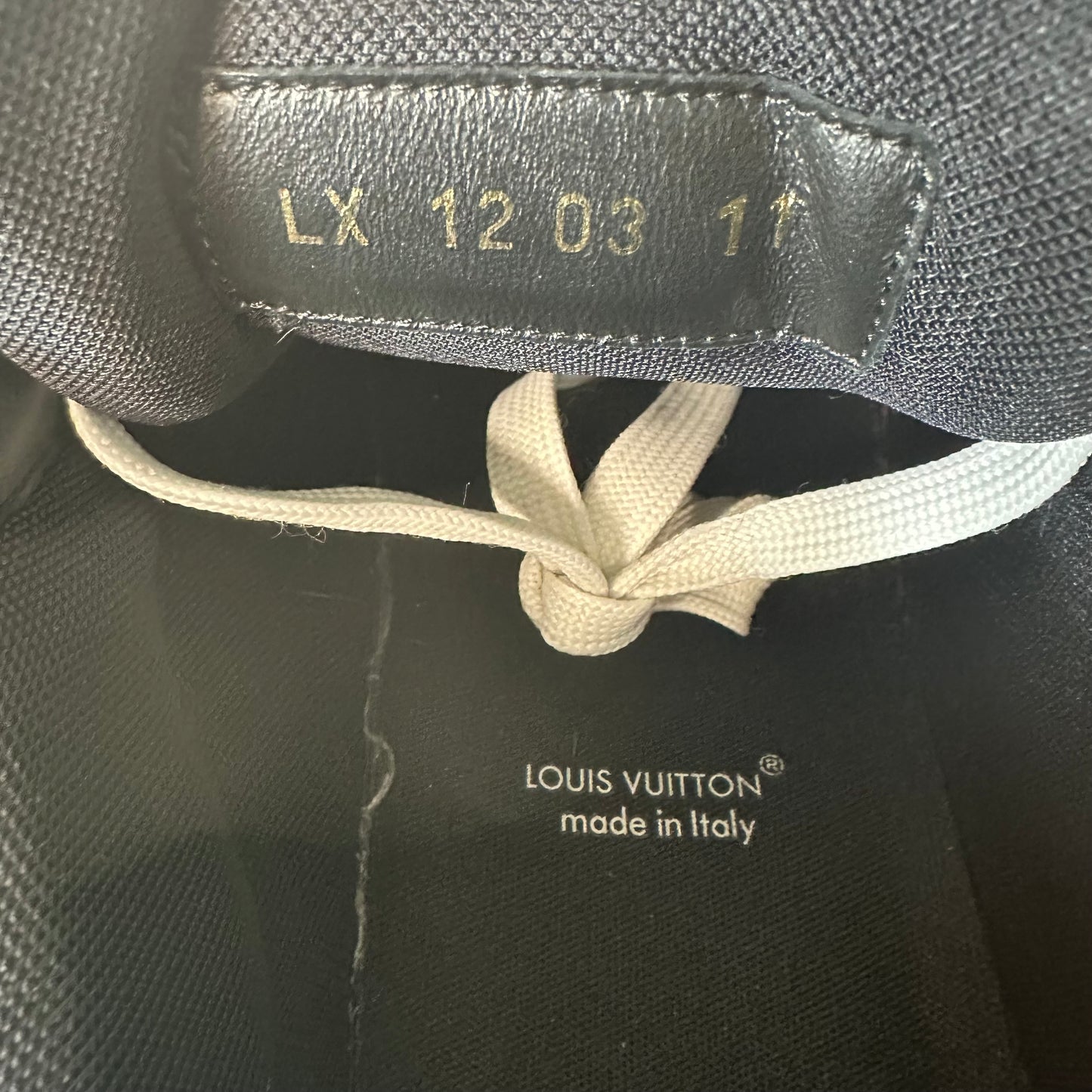 Louis Vuitton Triple Black Trainer Sneaker Sz 12.5 (11LV)