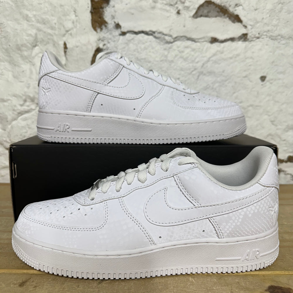 Nike Air Force 1 Low Kobe Bryant Forever White Sz 8.5 DS