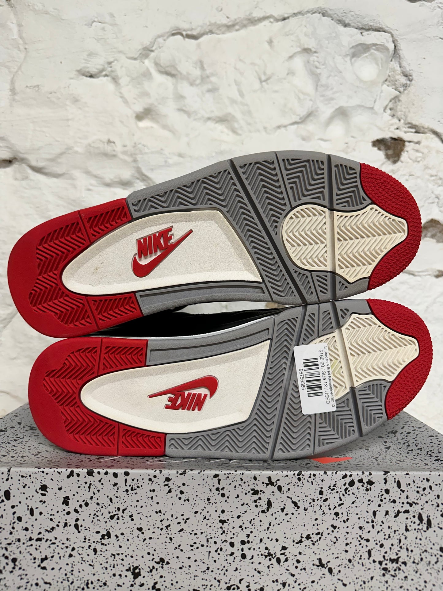 Air Jordan 4 Bred Reimagined Sz 12