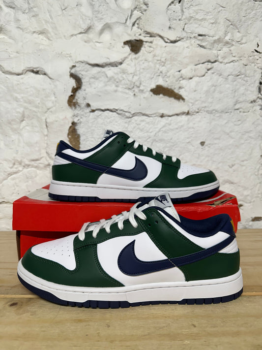 Nike Dunk Low Fir Midnight Navy Sz 10
