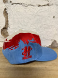 Hellstar Paintbrush Blue Red Cream Snapback Hat DS