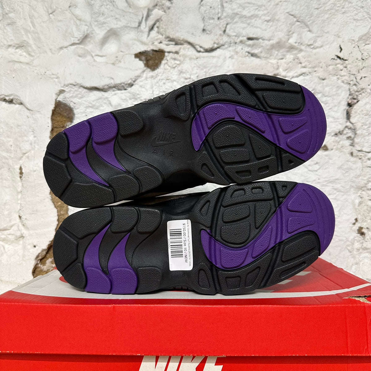 Nike Air Diamond Turf Ravens (2025) Sz 10 DS
