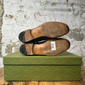 Gucci High Donnie Web Brown Leather Boot Sz 10