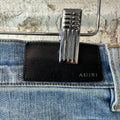 Amiri White Bones Blue Denim Jeans Sz 32