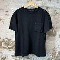 Louis Vuitton Black Monogram Black Pocket T-Shirt Sz M
