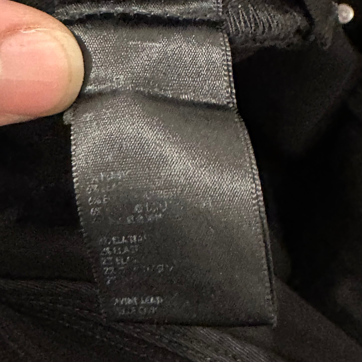 Amiri MX1 Green Leather Black Denim Jeans Sz 38