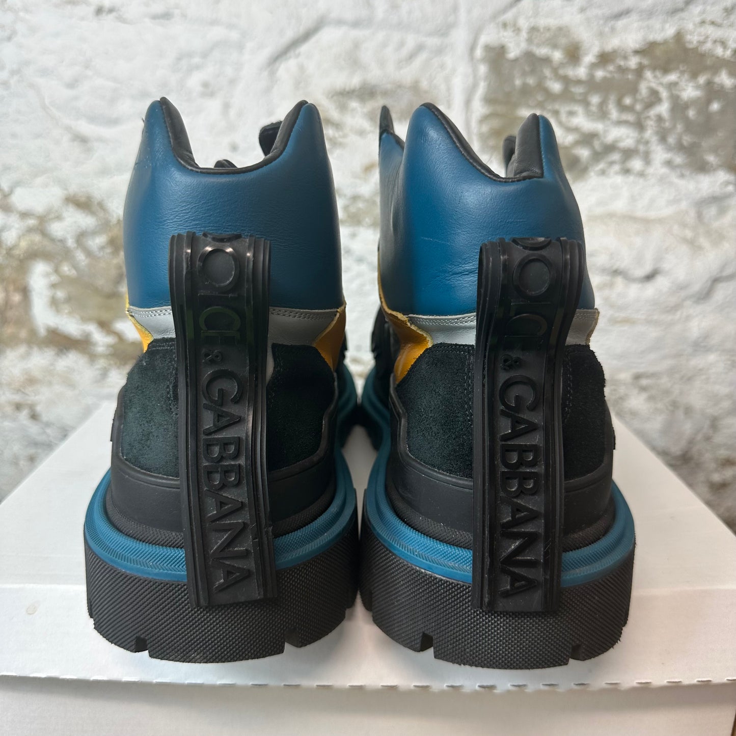 Dolce Gabbana Color Block Trekking Boot Sz 11