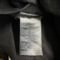 Amiri MX1 Black Leather Black Denim Jeans Sz 30