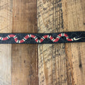 Gucci Black GG Monogram Snake Belt Sz (90/36)