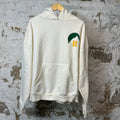 Rhude Green Moon Hoodie Cream Sz L