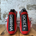 Dolce Gabbana Red White Black Sorrento Sneaker Sz 10 (43)