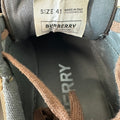 Burberry Ramsey Plaid Brown Sneaker Sz 8 (41)
