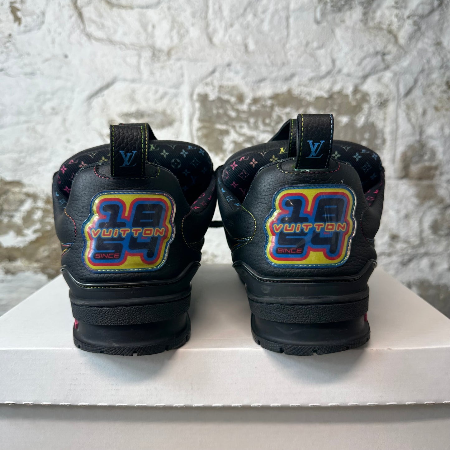 Louis Vuitton Multicolor Black Skate Sneaker Sz 9.5 (8LV)