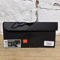 Air Jordan 1 Mid Patent Black Silver Sz 15