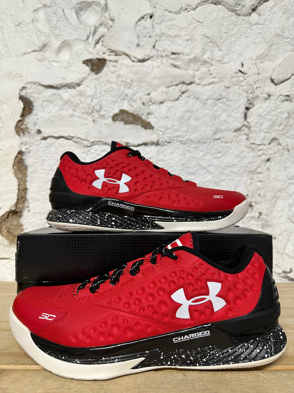 Under Armour Curry 1 Low Red Sz 10 DS