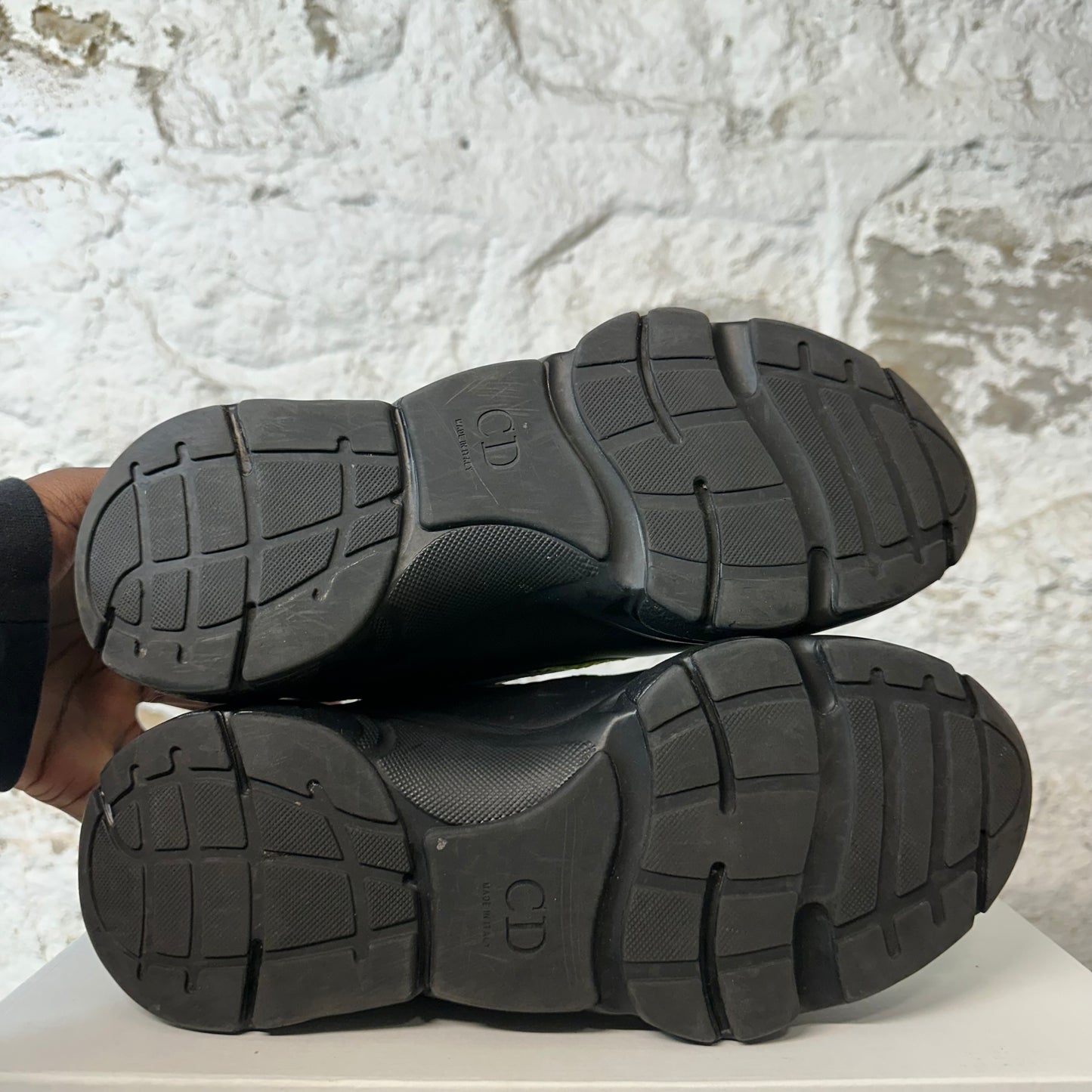 Dior B22 Black Lime Green Sneaker Sz 9 (42)