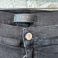 Amiri Knee Hole Faded Black Denim Jeans Sz 34