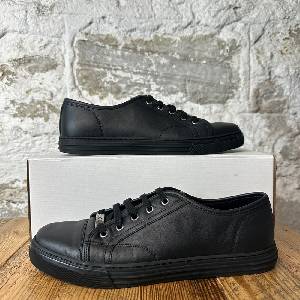 Gucci Black Leather Sneaker Sz 9.5