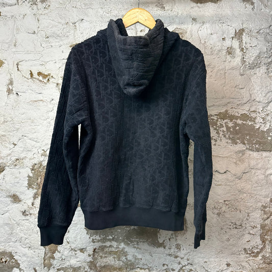 Dior Towel Monogram Hoodie Navy Sz XS