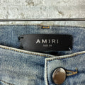 Amiri MA Quad Stitch Blue Denim Jeans Sz 34