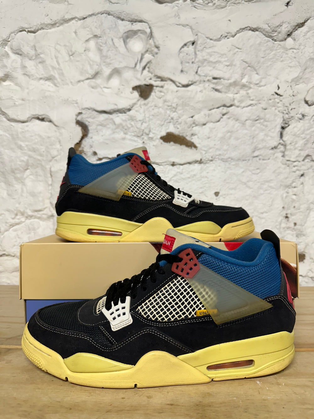 Air Jordan 4 Union Noir Sz 13