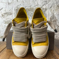 Rick Owens Jumbo Lace Lemon Milk Sneaker Sz 8.5 (41.5)
