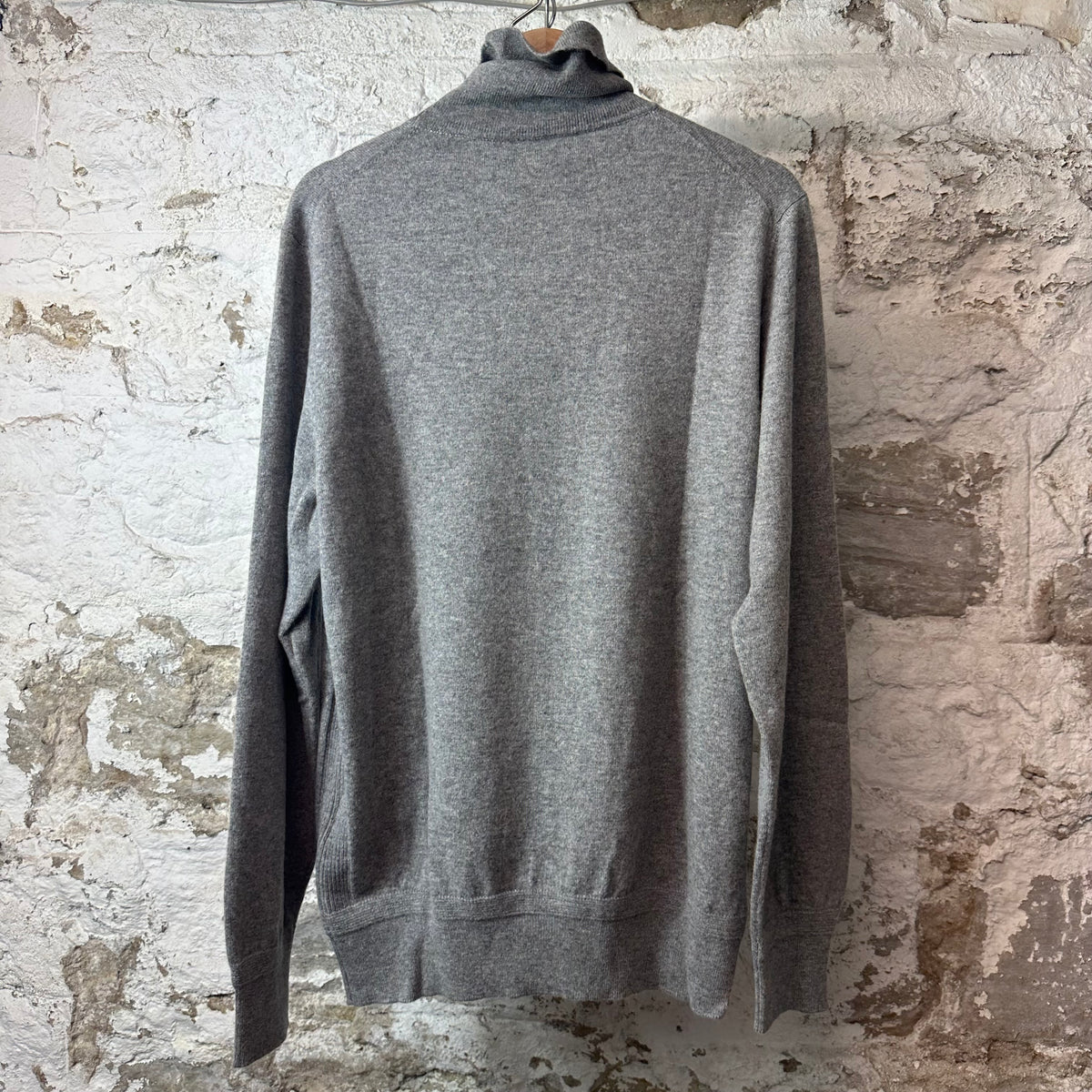 Louis Sweater Cashmere Turtle Neck Grey Sweater Sz XXL