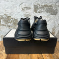 Gucci Rhyton White Red Logo Black Sneaker Sz 11