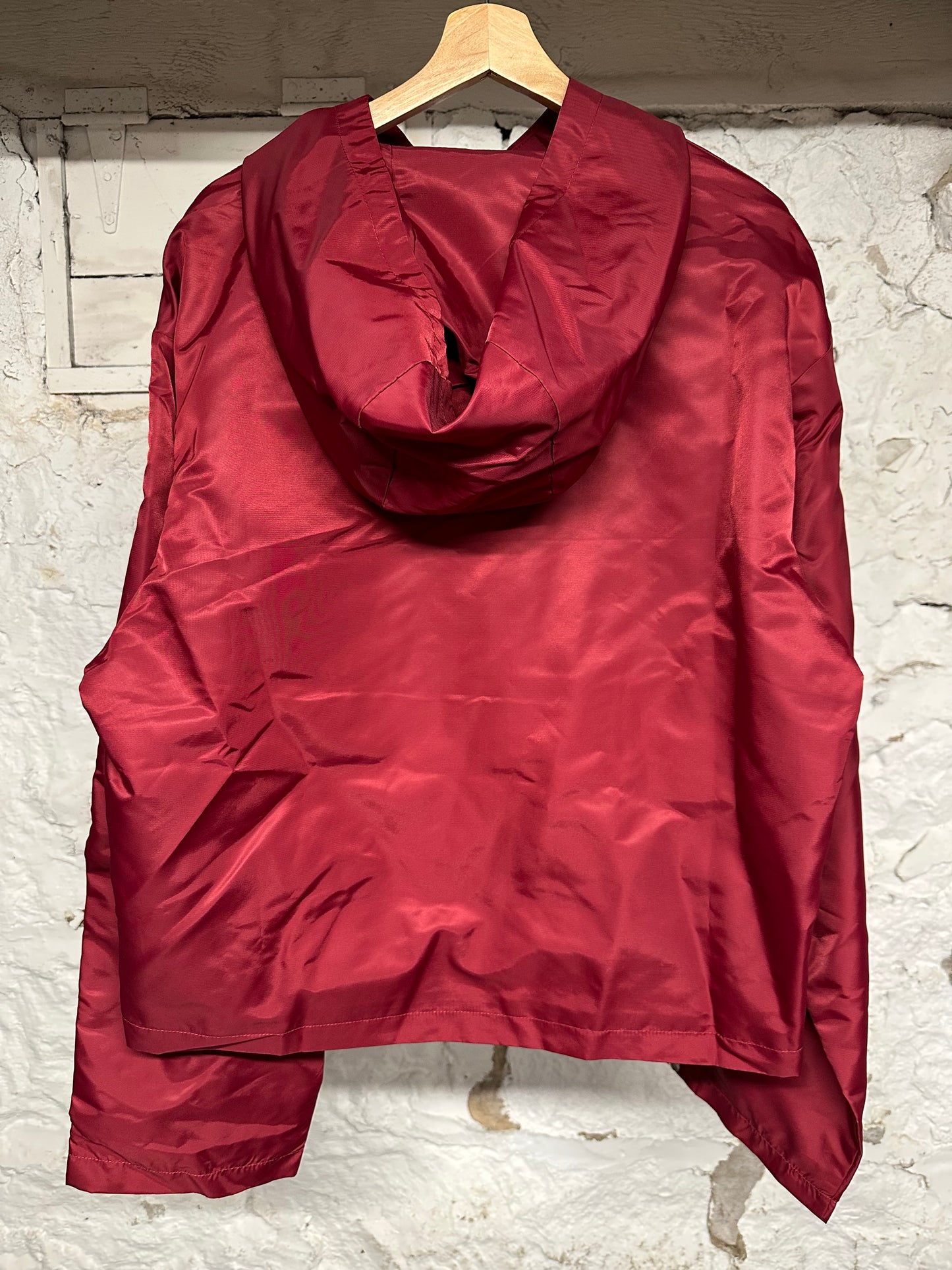 Saint Vanity Satin Red Jacket Sz L