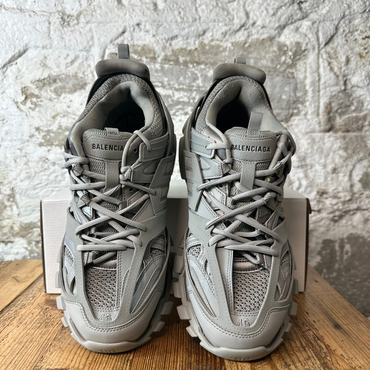 Balenciaga Track Runner Triple Grey Sneaker Sz 12 (45)