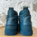 Christian Louboutin High Marine Blue Spike Sneaker Sz 11 (44)