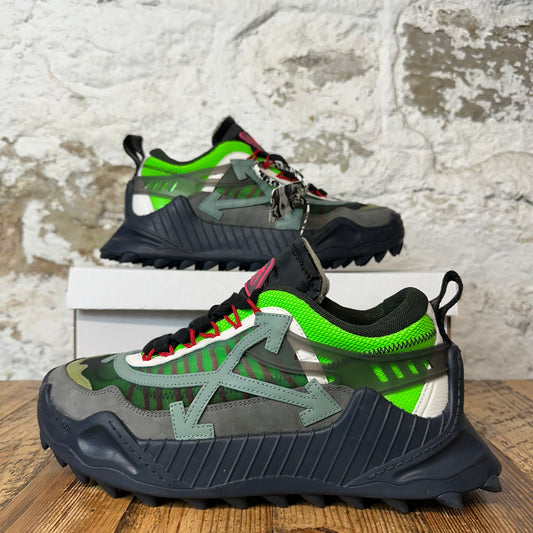 Off White ODSY 1000 Green Black Sneaker Sz 9 (42)