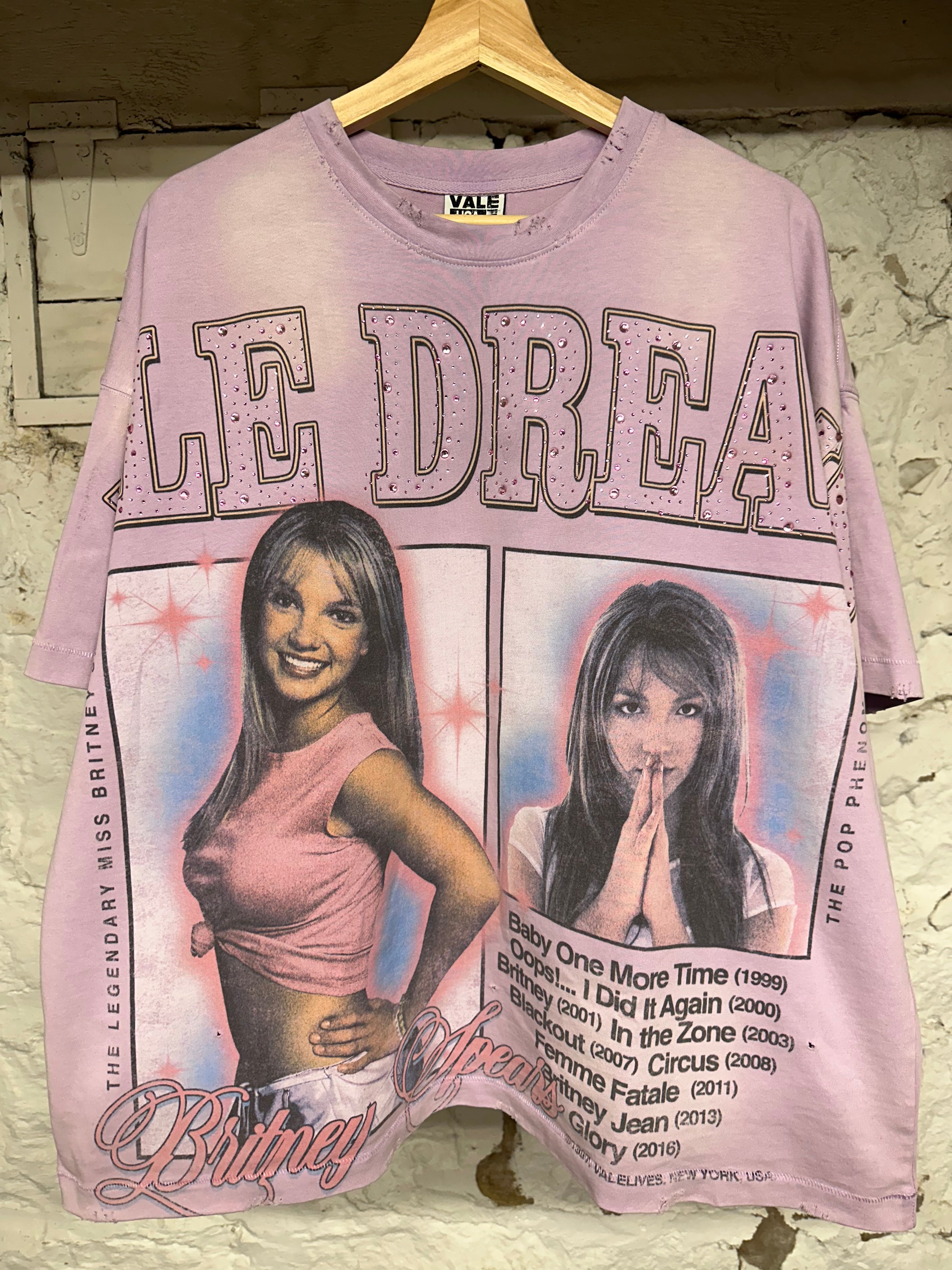Vale Britney Spears Pink T-Shirt Sz XXL