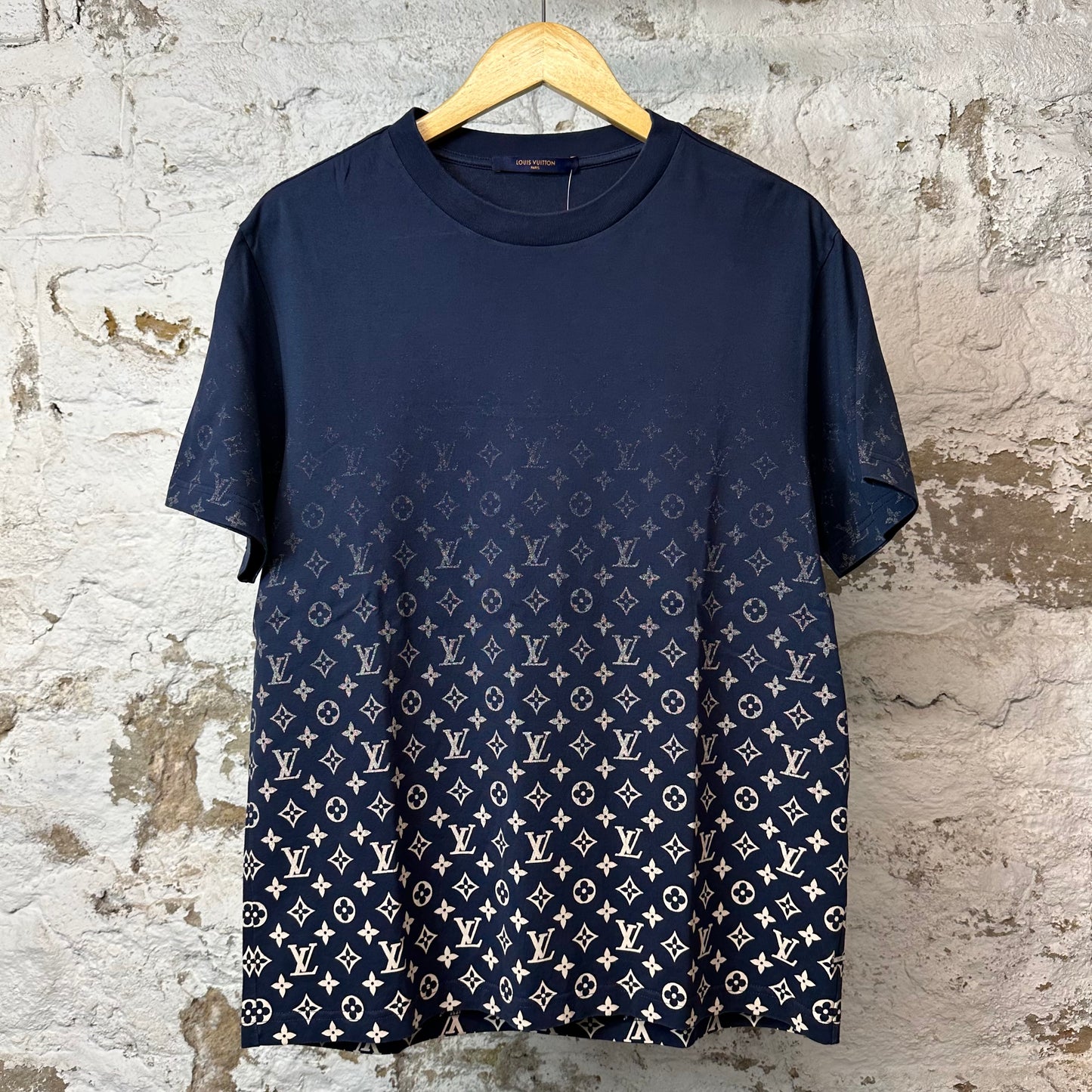 Louis Vuitton Gradient Monogram T-shirt Navy Sz L