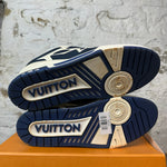 Louis Vuitton Navy White Skate Sz 12.5 (11LV)