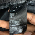 Amiri MX1 Camo Spell Black Denim Jeans Sz 34