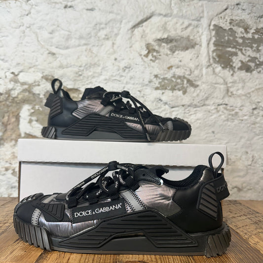 Dolce Gabbana NS1 Black Grey Sneaker Sz 8 (41)