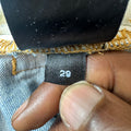 Amiri MX1 Sky Blue Cream Blue Denim Jeans Sz 29