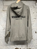 Fear of God Essentials Dark Oatmeal Hoodie Sz L DS