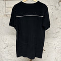 Supreme Black Chest Stripe T-Shirt Sz M