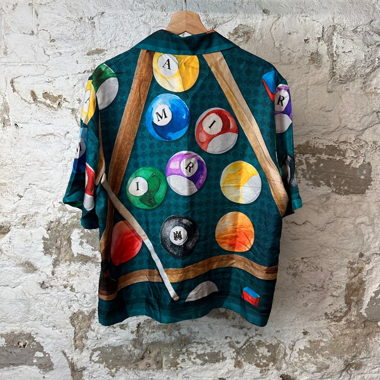 Amiri Billiards Bowling Button Up Shirt Sz M
