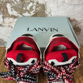 Lanvin Curb Black White Red Sneaker Sz 8 (41)