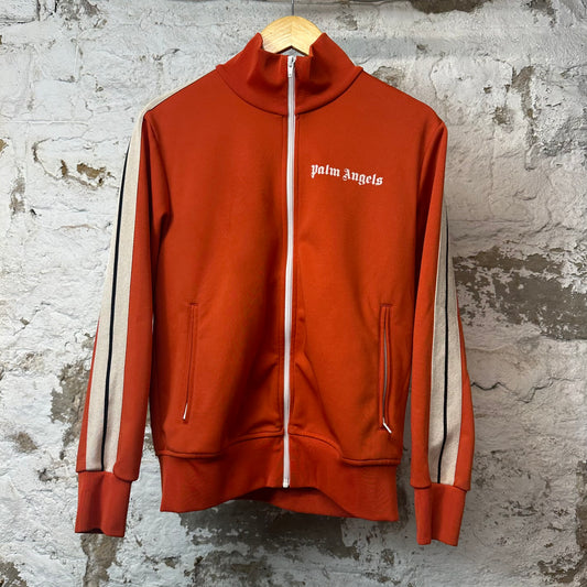 Palm Angels Burnt Orange Track Jacket Sz M