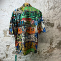 Off White Grafitti Button Up Shirt Sz M DS