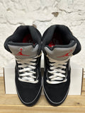 Air Jordan 5 Black Metallic Reimagined Sz 9.5