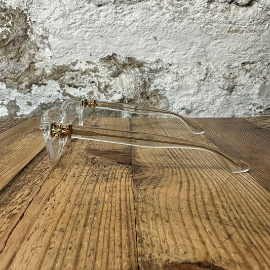 Chrome Hearts Vagilante Clear Glasses