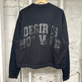 Bottega Desires War Double Layer Thermal Long Sleeve T-Shirt Sz S