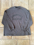 Essentials Off Black Heavy Long Sleeve T-Shirt Sz S DS