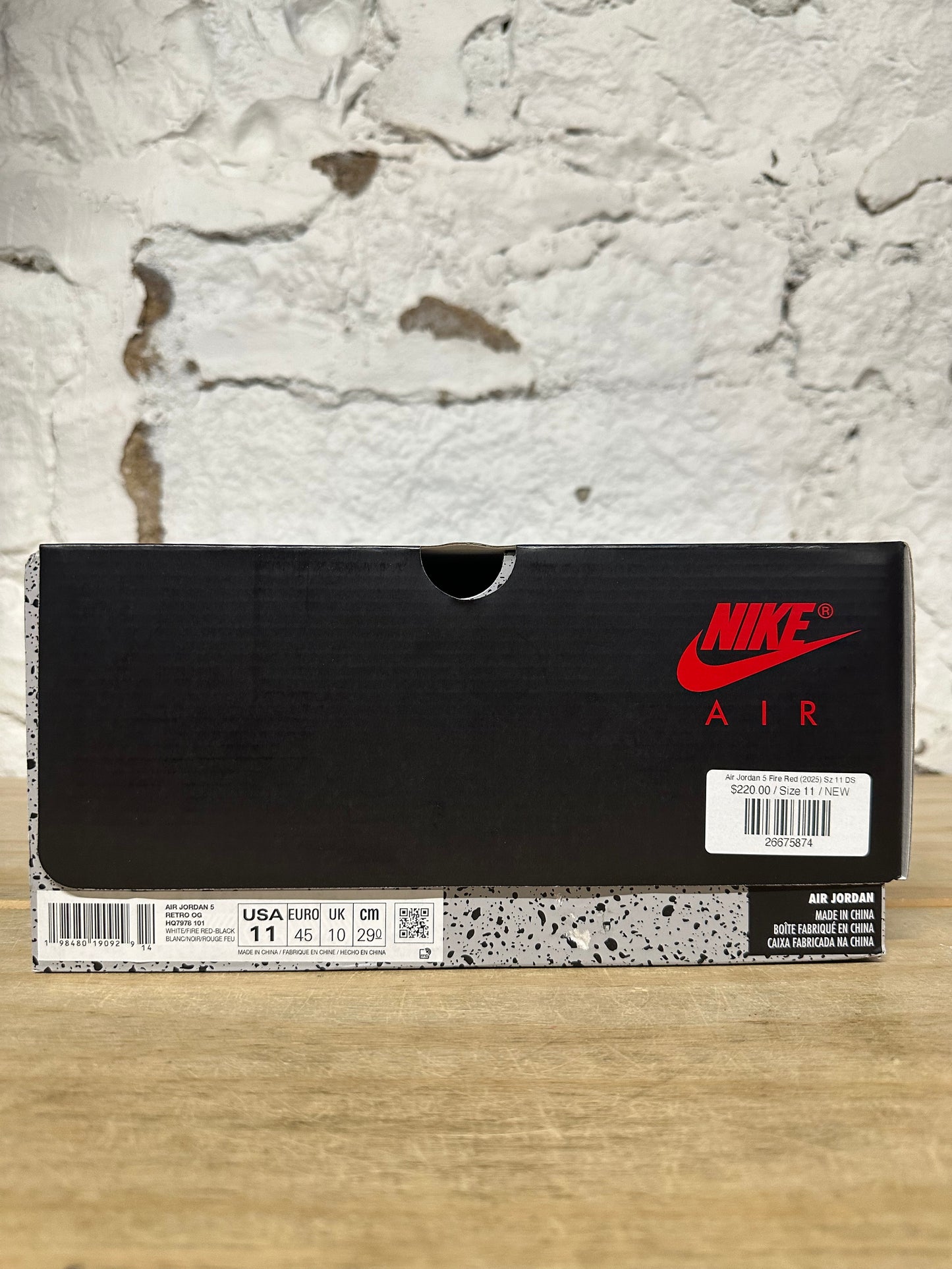 Air Jordan 5 Fire Red (2025) Sz 11 DS