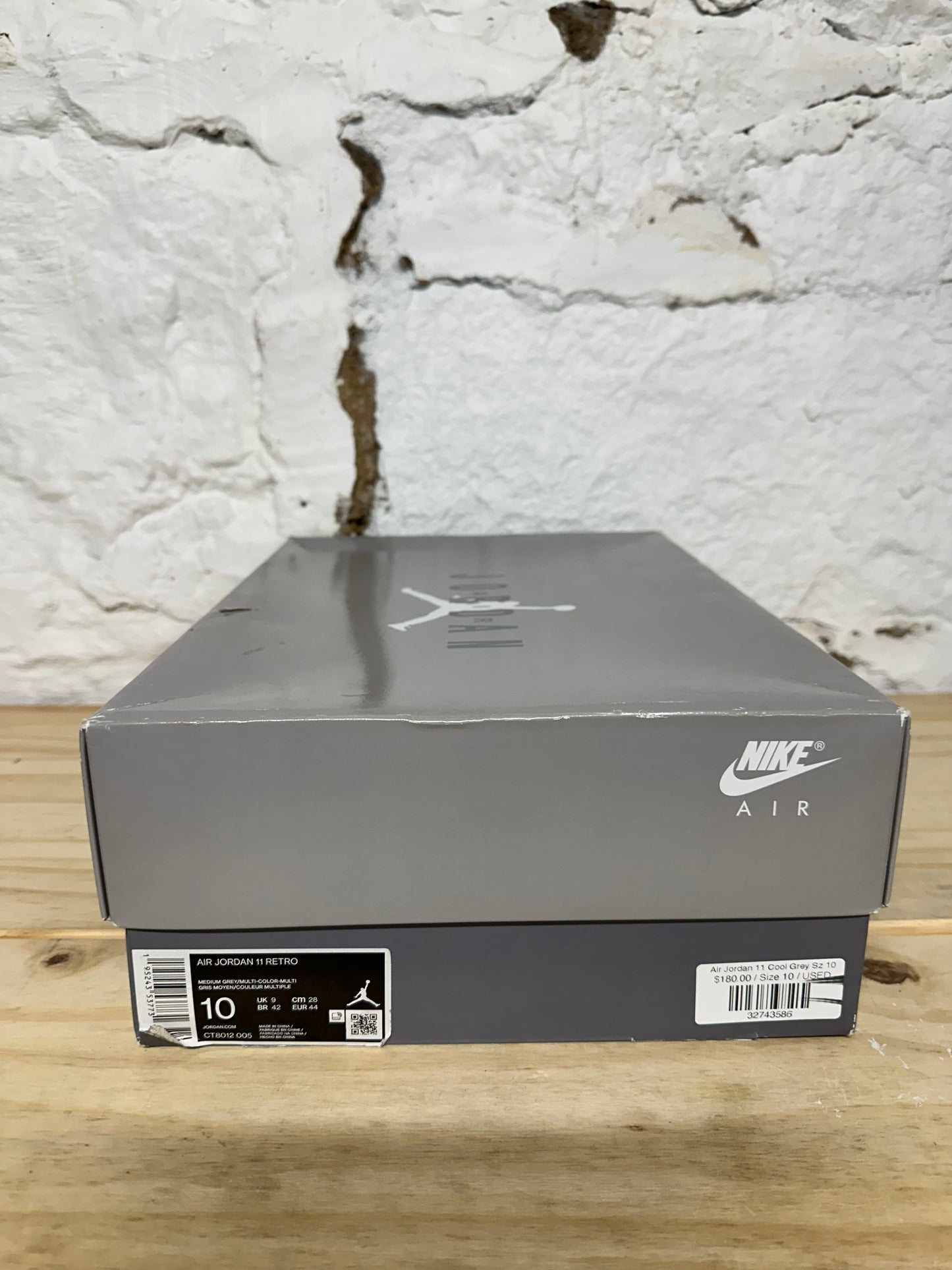 Air Jordan 11 Cool Grey Sz 10